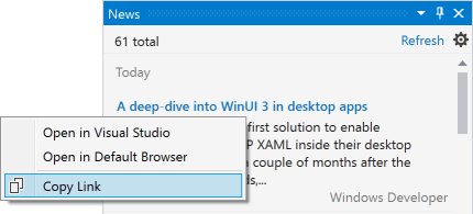 Context menu